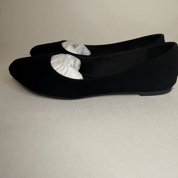 Soda Women Shoes Casual Comfort Ballet Flats Black Suede Slip On -New-Sz 6/6.5 - Picture 5 of 12